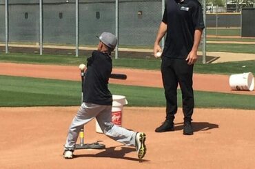 Pitch hit and run jour avec @scottslawn #itsgoodouthere ...