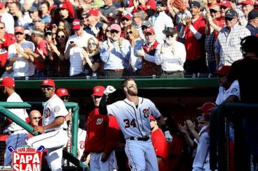 Parce que seul un #PapaSlam est assez grand pour le 100e circuit de Bryce Harper.

Pour 40% ...