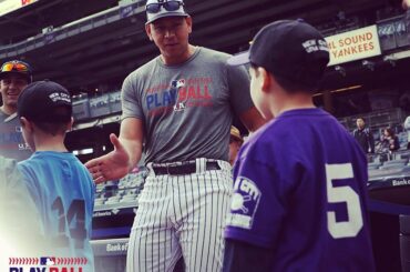 Oh, salut @ AROD.
#PlayBall Weekend ...
