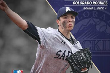 Avec le 4ème choix en 2016 #MLBDraft, les @Rockies sélectionnent Riley Pint, RHP de St. Thomas ...