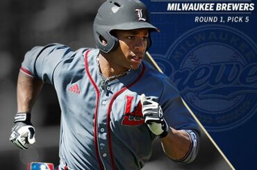 Avec le cinquième choix en 2016 #MLBDraft, les brasseurs choisissent Corey Ray, OF de University o ...