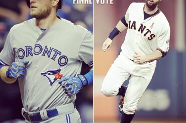 @bluejays OF Michael Saunders en tête du peloton, @sfgiants 1B Brandon Belt setti ...