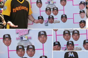Jose va ALL IN sur @ giancarlo818 avec son @TMobile #HRDerby Bracket ....