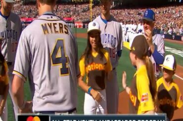 Sur le terrain pour les intros? Inestimable.
#ASG pres. par @MasterCard ...