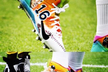 La star de @Steelers @ab rend hommage à José Fernández avec ces magnifiques cales. # JDF16 ...