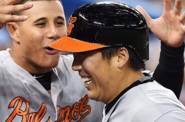 Alors. Embrayage.
Hyun Soo Kim frappe un énorme client dans la course AL #WildCard ....