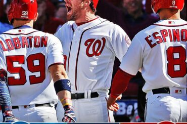 @nationals remporte le deuxième match, nouez #NLDS avec @dodgers à chaque match ....