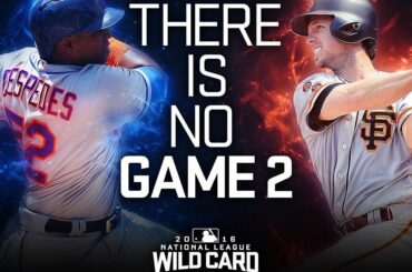 Ça y est. @ SFGiants- @ Mets. Qui va passer?
Le jeu NL #WildCard commence à ...