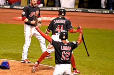 Les Indiens reviennent, marquent deux points sur un terrain sauvage. @cubs mène 5-3 au 6ème.
#Wo ...