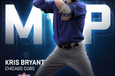Votre BBWAA 2016 NL #MVP: @ kris_bryant17 ....