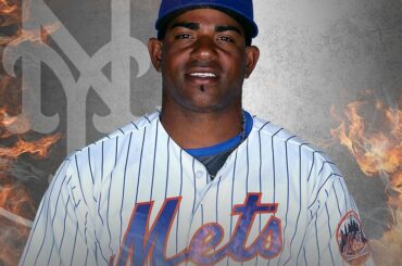 Yoenis Cespedes et son #BatFlip restent dans le Queens. #Cuisinère chaude...