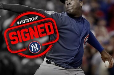 @Yankees signe la LHP Aroldis Chapman pour un contrat de 5 ans à compter de la saison 2021. #HotSt ...