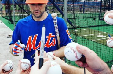 L’autographe de David Wright est si populaire au camp @Mets. #Entraînement de printemps...