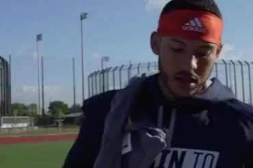 “Assurez-vous que ça a l'air bien. Assurez-vous que les fans l'aiment. "- @teamcjcorrea sur son @w ...