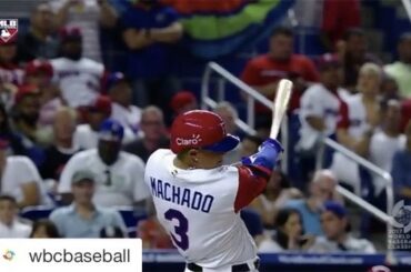 C’est une bonne chose que le toit soit ouvert lorsque Manny Machado est venu prendre le plat. # WBC20 ...