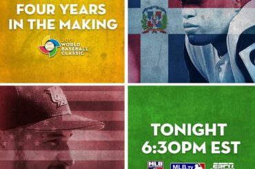 Être excité. Il tombe ce soir. # WBC2017 ...