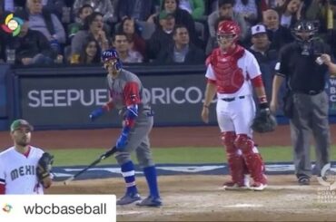 Pas besoin de dire quels dégâts cette chauve-souris ferait si elle était retournée. # WBC2017 ...