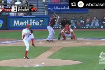 Familiarisez-vous avec l’alignement de stars du Team USA.

Regardez ensuite son # WBC20 ...
