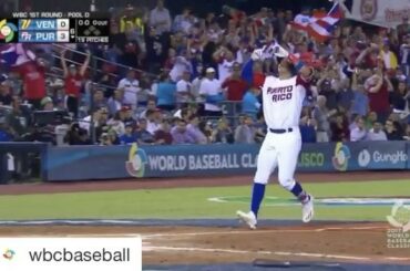 Nous vous voyons, @teamcjcorrea. Difficile de rater ça. # WBC2017 ...