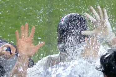 Matt Holliday a eu son moment Yankee! #Marcher au large...