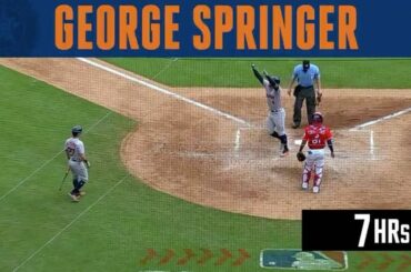 Comment se sont déroulés les 8️⃣ derniers matchs de George Springer?

#SpringerDi ...