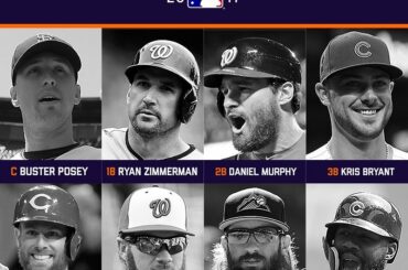 Troisième mise à jour du bulletin de vote NL #ASG:
1B Zimmerman
2B Murphy
3B Bryant
SS Cozart
C Posey
...