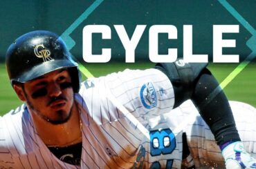 Oh, Nolan! Son home run #walkoff complète le cycle de la star de @Rockies! ...