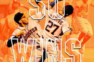 50 victoires en 74 matchs.
C’est le plus rapide des #Astros à avoir remporté 50 victoires ...