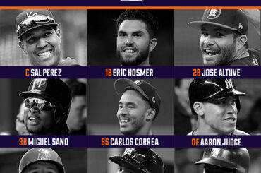 3 JOURS pour voter! Dernière mise à jour de @esurance #ASG.
Ligue américaine:
C Salvy
1B Hosme ...