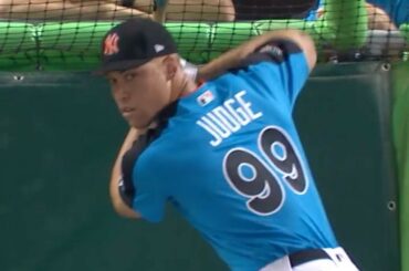 @ thejudge44 donnant un spectacle à BP. Il a frappé le toit!

@tmobile #HRDerby ...