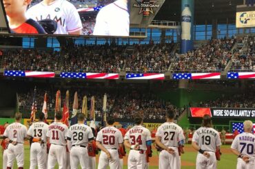 La scène est mise. #ASG pres. par @Mastercard ....