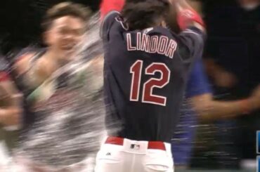 Vous savez que @ Lindor12BC est excité à propos de son premier homer #walkoff ....