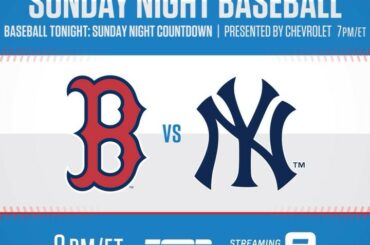 #La rivalité un dimanche soir? Inscrivez-nous
@RedSox. @ Yankees. CE SOIR À 20H00 HE ...