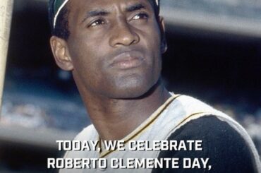 Aujourd'hui, nous nous souvenons d'un membre du Temple de la renommée, Roberto Clemente. #Cleme ...