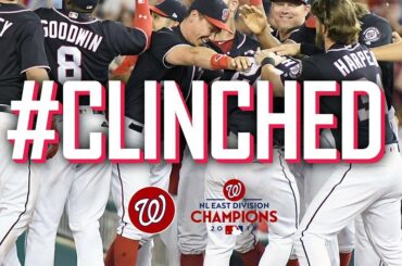 #CLINCHED!
Pour la troisième fois en quatre ans, les @Nationals sont champions de la NL East ....