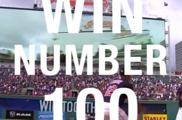 Pour la troisième fois dans l'histoire de la franchise, les @indians ont remporté 100 matchs. #Chevy ...