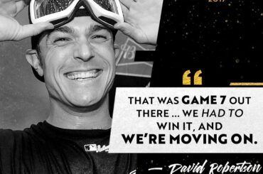Si la nuit dernière était une indication ... cette #postseason va être fou ....
