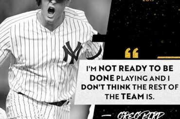 Les Baby Bombers ne sont pas encore terminés. @ Yankees sera excité ce soir. #ALDS ...