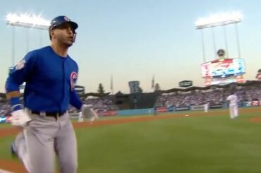 Les @Cubs attaquent pour la première fois en carrière #postseason chez @ albertalmorajr! #NLC ...
