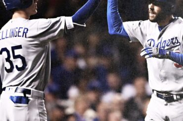 Le jeu 3, comme le #NLCS à ce jour, est tout @Dodgers ....