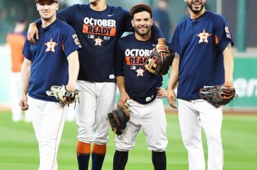 Les Astros sont soit vraiment libres pour # Game7, soit en train de préparer leur prochain album ...