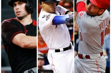 Vos finalistes du Prix NL BBWAA #MVP 2017: Paul Goldschmidt, @ giancarlo818, Joey V ...