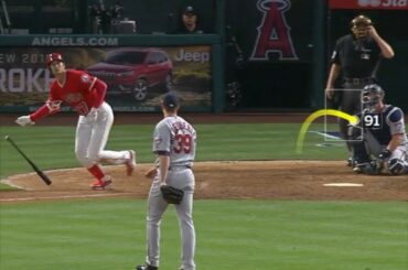 Cette balle a été écrasée et Shohei le savait ....