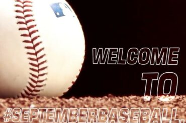 C'est maintenant ou jamais.

#SeptemberBaseball est arrivé ....