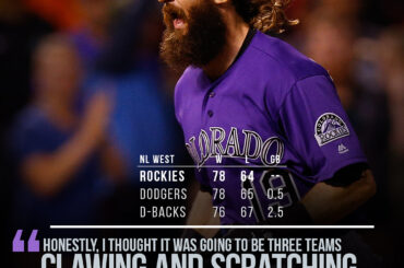 Les escadrons de la NL West connaissent l’entente. #SeptemberBaseball ...