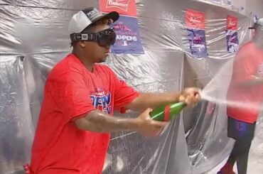 C'est une fête dans le clubhouse @indians! #CLINCHED ...