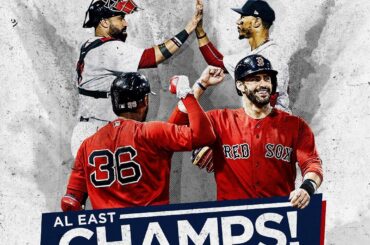 #CLINCHED… sur le gazon ennemi. Trois titres de division consécutifs pour le @RedSox! ...