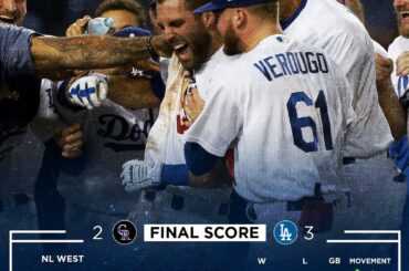Une fin hollywoodienne. #walkoff #SeptemberBaseball ...