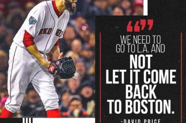 Le @RedSox va-t-il reprendre sa route? #Épreuves mondiales...