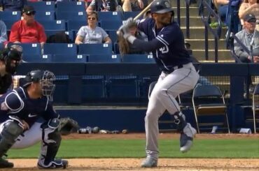 #SpringTraining Homer No. 1⃣ pour @ fernando_tatis21 est sorti très vite. ...